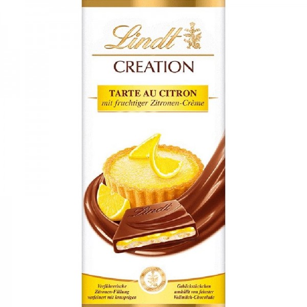 Lindt Creation Tarte au Citron Tafel, 1er Pack (1 x 150 g)