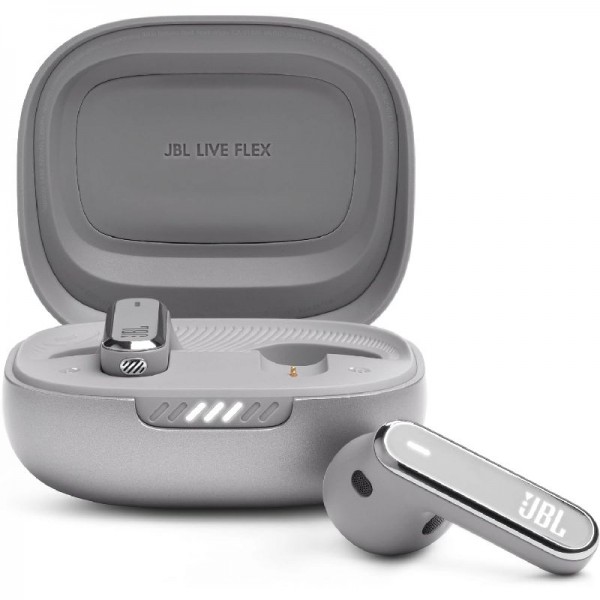 JBL Live Flex, In-Ear-Bluetooth-Kopfhörer, Silber