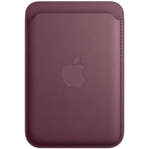 Apple iPhone Feingewebe Wallet mit MagSafe – Mulberry