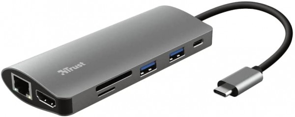 Trust Dalyx 7-in-1 USB-C Multi-Port-Adapter USB-C,