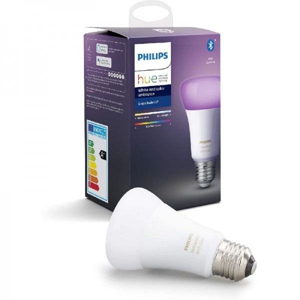 Philips Hue Bluetooth White Ambiance and Color RGBW LED E27 9,5 W Erweiterung