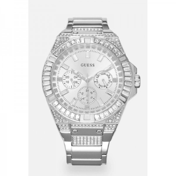 GUESS MENS SPORT, Chronograph, Silber