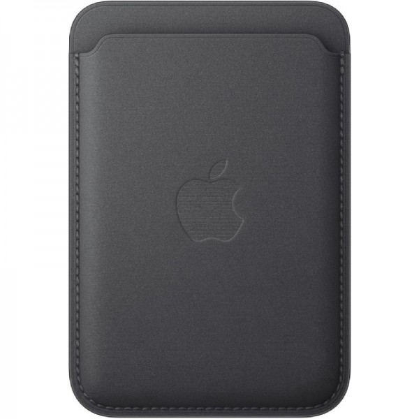 Apple iPhone Feingewebe Wallet mit MagSafe – Schwarz ​​​​​​​