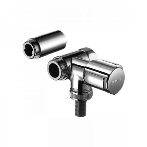 Schell NA-Ventil COMFORT chrom, 3/4&quot; Anschluss rechts, 56 mm BULK