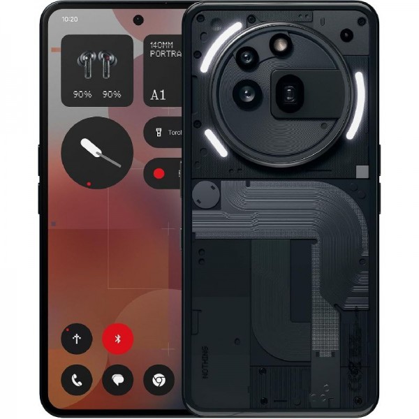 Nothing Phone (3a) Pro 256 GB , 50 MP, 12 GB RAM,6,77&quot; FHD+ AMOLED, Schwarz