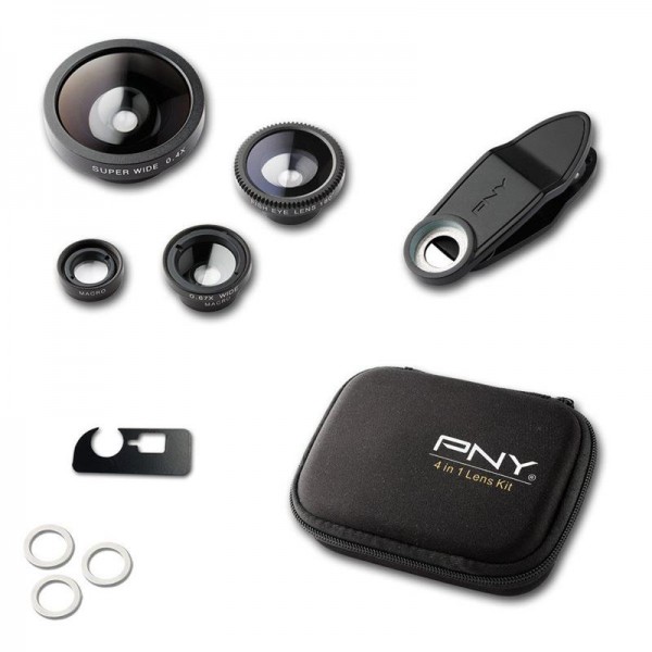 PNY 4 IN 1 LENS KIT Objektive für Smartphones