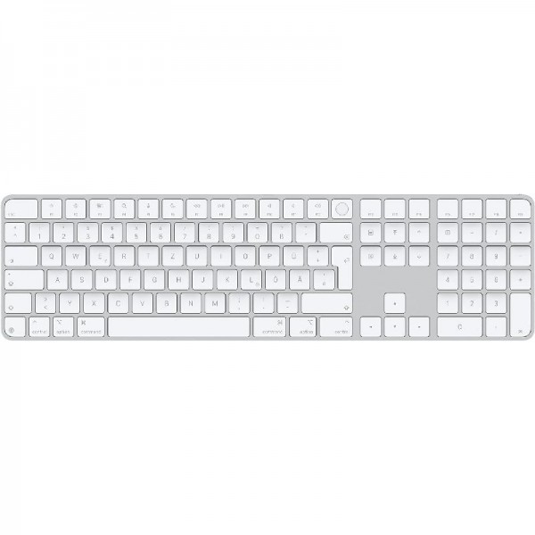 Apple Magic Keyboard mit Touch ID und Ziffernblock, (2024) QWERTZ, Weiß