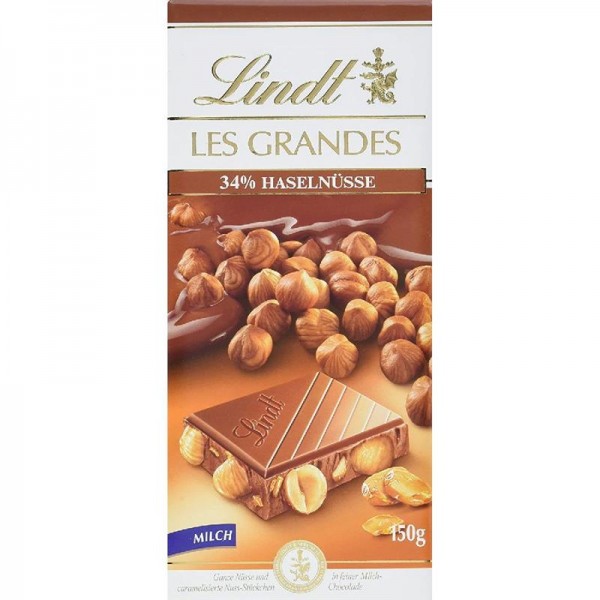 Lindt,LES GRANDES HASELNUSS MILCH, 150g
