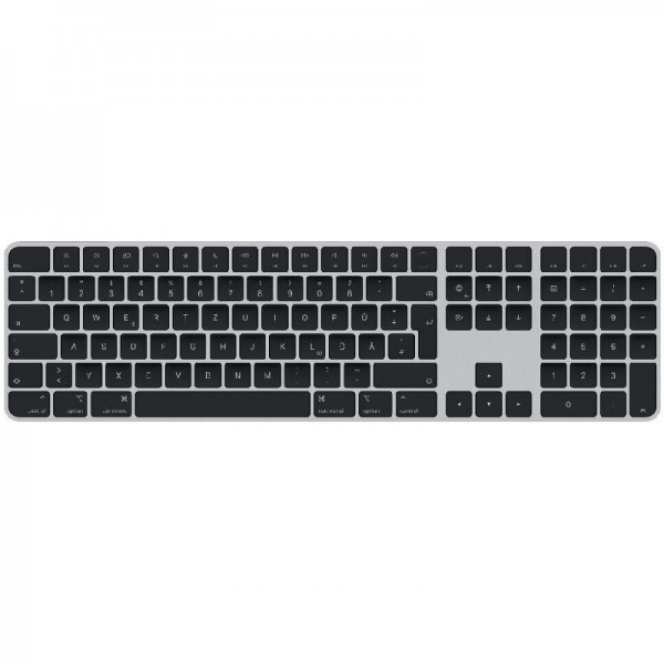 Apple Magic Keyboard mit Touch ID und Ziffernblock Kompatibel mit Mac DE, Black