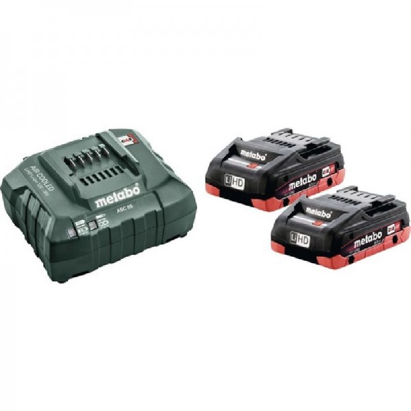 Metabo Basis-Set LiHD (2 x 4,0Ah) inkl. Schnellladegerät 685163000