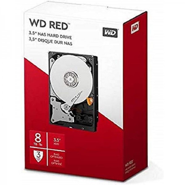 Western Digita WD Red interne Festplatte 8 TB, 3,5 Zoll NAS Festplatte 5400U/min