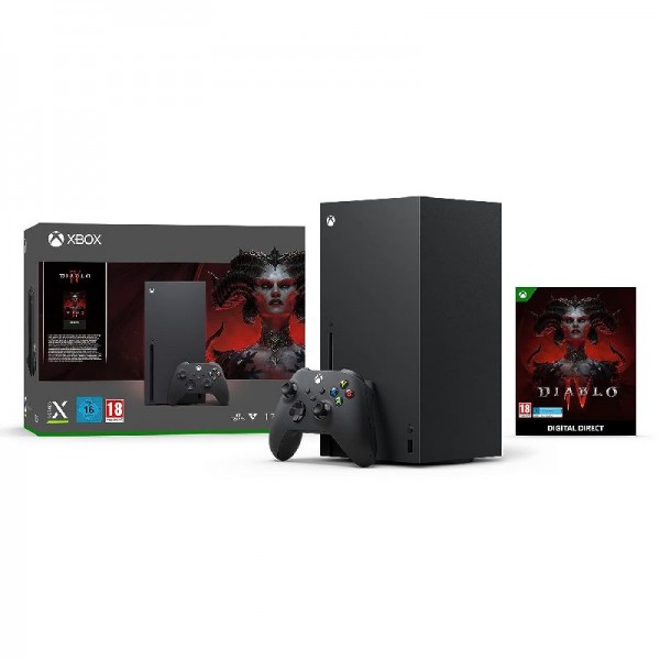 MICROSOFT Xbox Series X 1 TB + Diablo IV Black