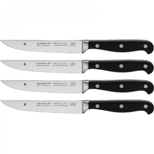 WMF Spitzenklasse Plus Steakmesser Set 4teilig, 22 cm 4 Messer geschmiedet