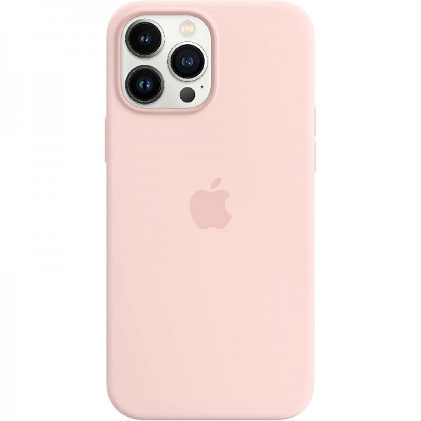 Original Apple Silikon Case mit MagSafe (für iPhone 13 Pro Max) - Kalkrosa