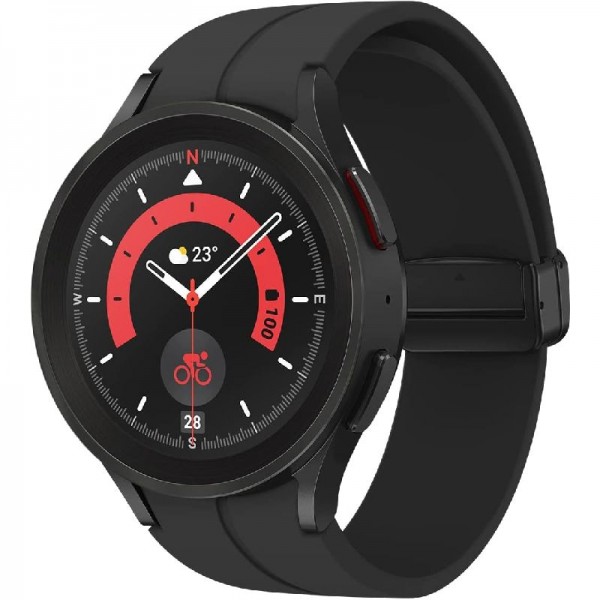 Samsung Galaxy Watch5 Pro Smartwatch Bluetooth, 45 mm Black Titanium
