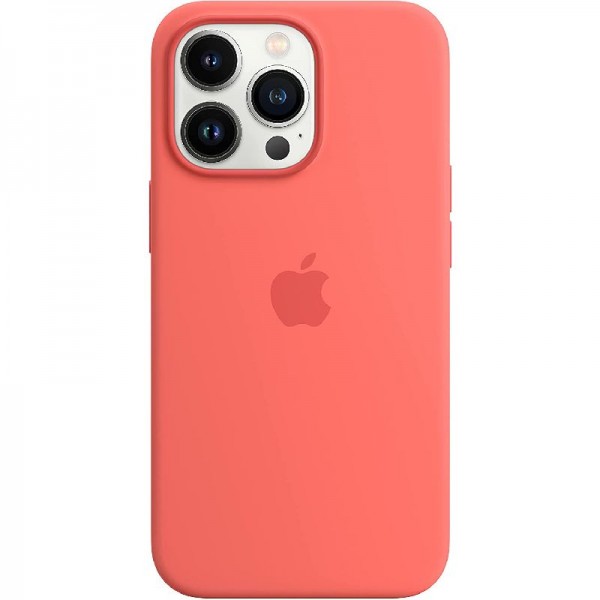 Original Apple Silikon Case mit MagSafe für iPhone 13 Pro Pink Pomelo MM2E3ZM/A