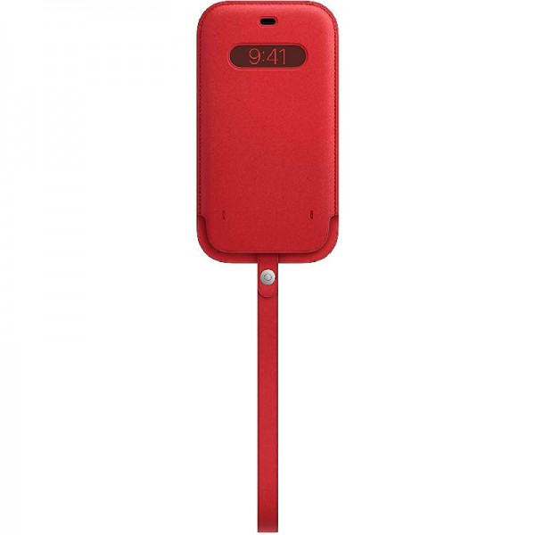 Apple Lederhülle mit MagSafe (für iPhone 12 Pro Max) Rot