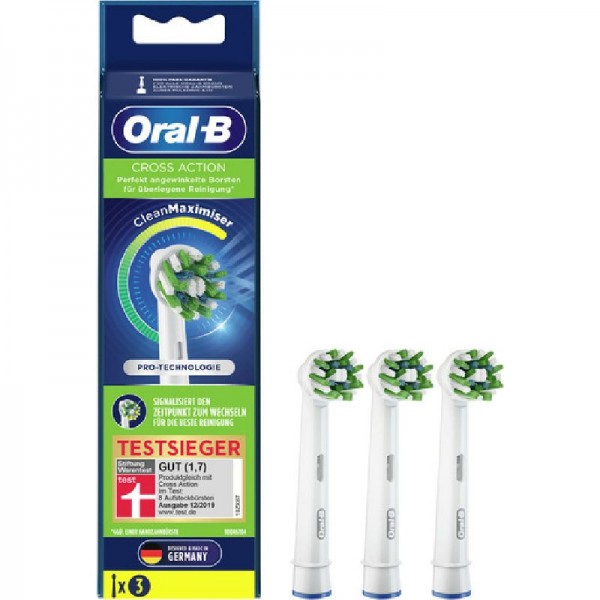 Oral-B Aufsteckbürsten - CrossAction CleanMaximizer - 3er Pack