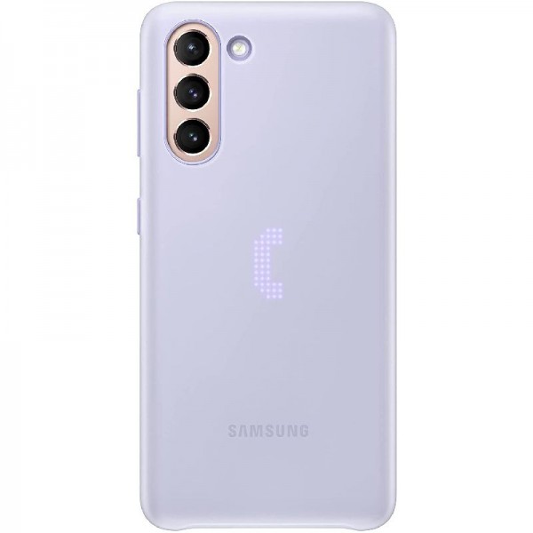 Original Samsung LED Cover EF-KG991 für Galaxy S21+ 5G Violet