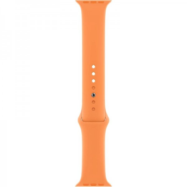Apple Watch (45 mm) Sportarmband, Gelborange - Regular
