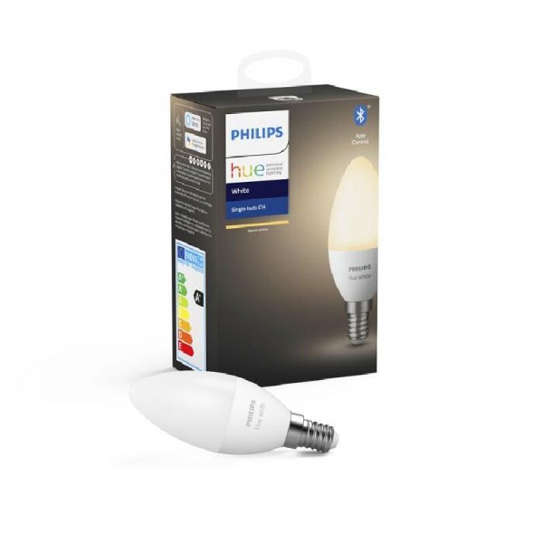 Philips Hue LED-Lampe 'Hue White' E14 5,5 W 470 lm