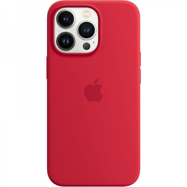 Original Apple Silikon Case mit MagSafe (für iPhone 13 Pro) - Rot MM2L3ZM/A