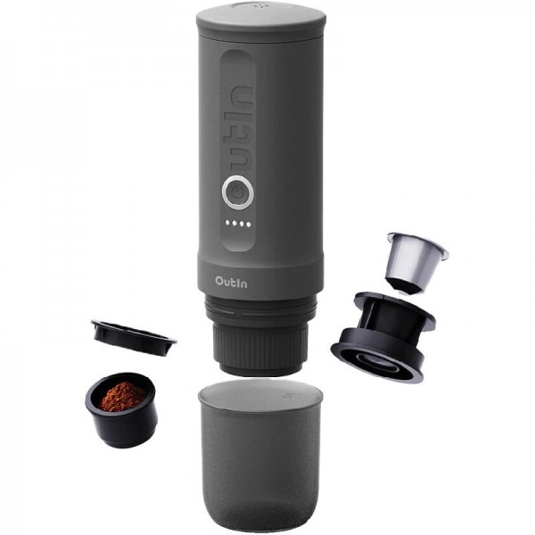Outin Nano 7500 mAh tragbare Kaffeemaschine (Grau)