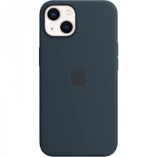Original Apple Silikon Case mit MagSafe (für iPhone 13) - Abyssblau MM293ZM/A