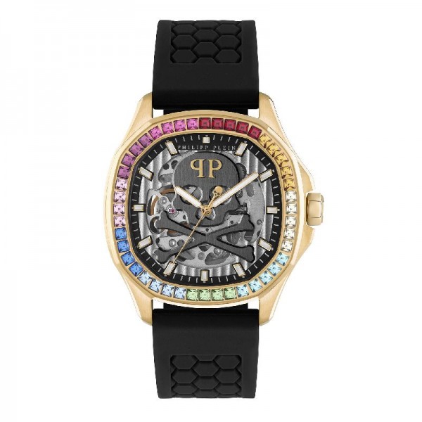Philipp Plein Automatik Herrenuhr $keleton $pectre Rainbow Watch PWRAA0523