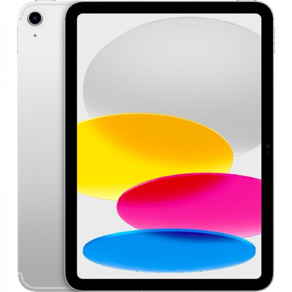Apple 2022 10,9&quot; iPad (Wi-Fi + Cellular, 256 GB) - Silber (10. Gen) MQ6T3FD/A