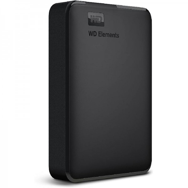 WD Elements Festplatte, 4 TB HDD, 2,5 Zoll, extern, Schwarz