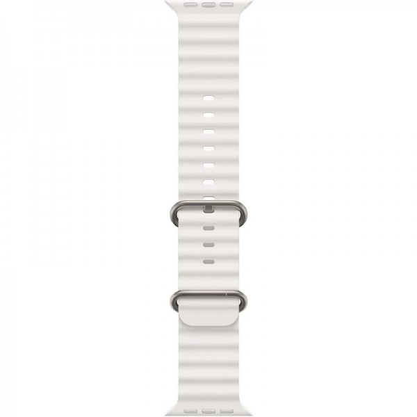 Apple Watch (49 mm) Ocean Armband Weiß MQE93ZM/A