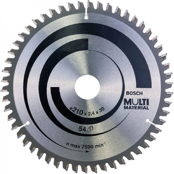 Bosch Professional Kreissägeblatt (für Multi Material, AußenØ: 210 mm Bohrung: 30 mm